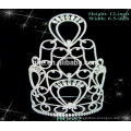 Tiara tiara de tiara romântica romântica para casamentos Quadro de fotos da coroa Tiaras de casamento baratas